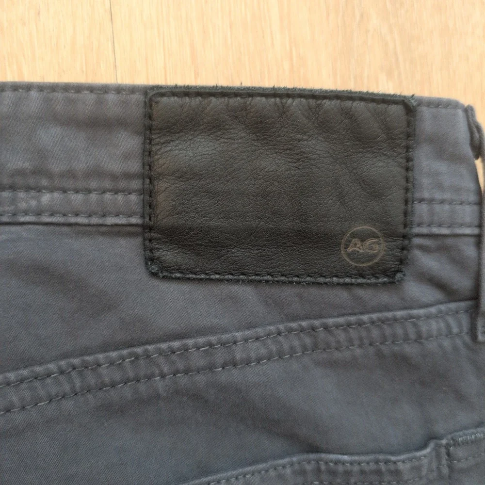 AG Adriano Goldschmied The Everett Slim Straight Pants Mens Grey 35x32.5